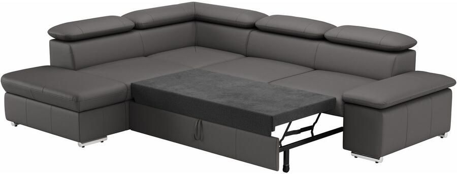 Sit&more Hoekbank Valentine L-vorm bank met verstelbare arm- en hoofdsteun - Foto 5