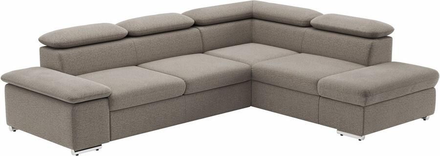 Sit&more Hoekbank Valentine L-vorm bank met verstelbare arm- en hoofdsteun - Foto 7