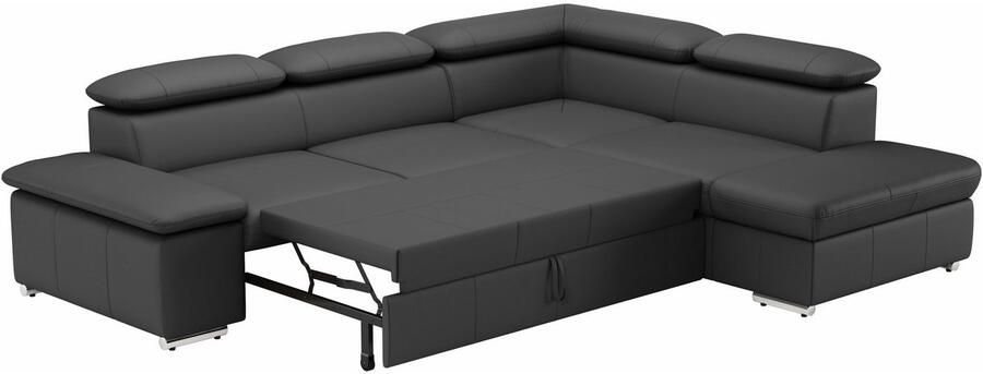 Sit&more Hoekbank Valentine L-vorm B: 272 cm met arm- en hoofddeelverstelling optioneel met bedfunctie - Foto 5
