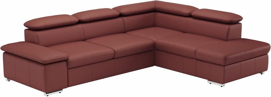 Sit&more Hoekbank Valentine L-vorm bank met verstelbare arm- en hoofdsteun - Foto 6