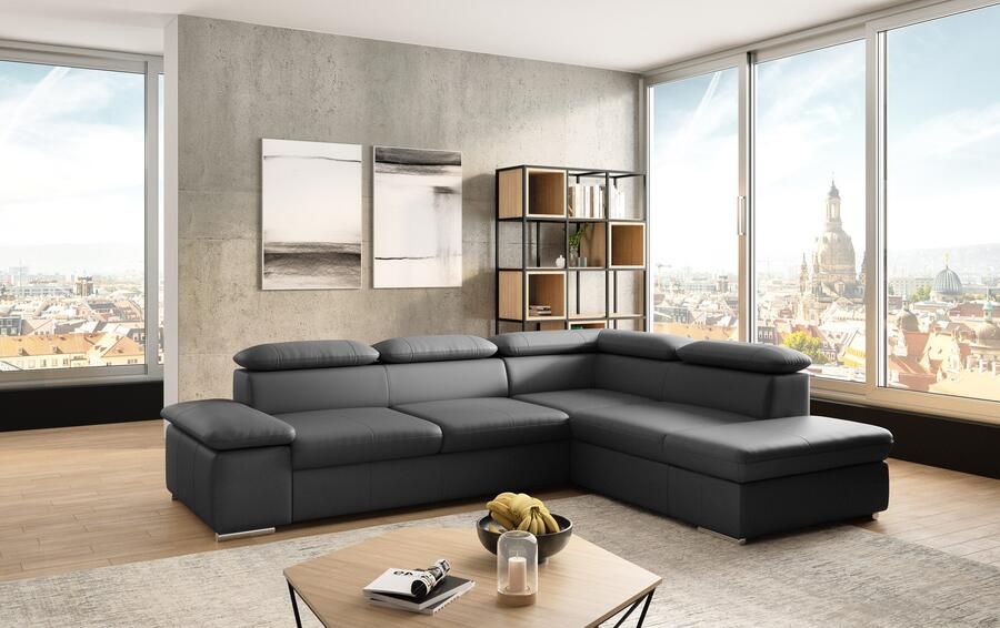Sit&more Hoekbank Valentine L-vorm B: 272 cm met arm- en hoofddeelverstelling optioneel met bedfunctie - Foto 3