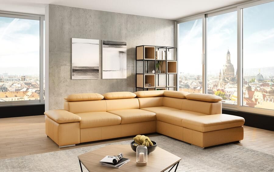 Sit&more Hoekbank Valentine L-vorm bank met verstelbare arm- en hoofdsteun - Foto 3