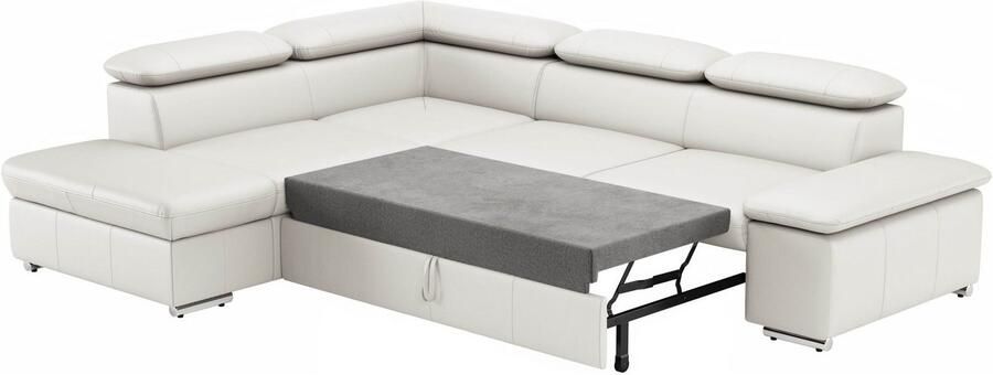 Sit&more Hoekbank Valentine L-vorm bank met verstelbare arm- en hoofdsteun - Foto 6