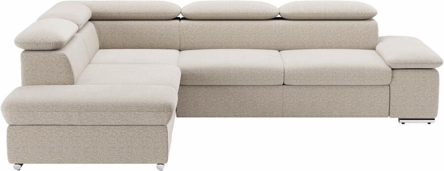 Sit&more Hoekbank Valentine L-vorm bank met verstelbare arm- en hoofdsteun - Foto 4