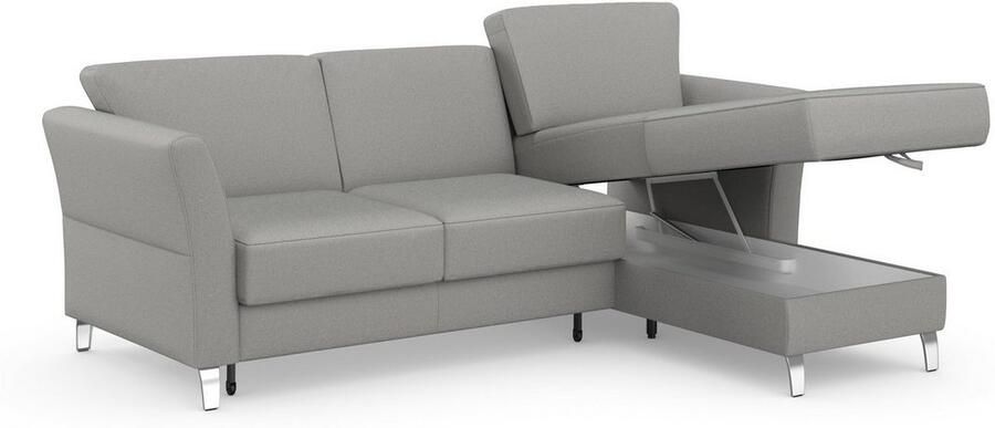 Sit&more Hoekbank Visby L-vorm naar keuze met slaapfunctie en bedkist vrij plaatsbaar - Foto 15