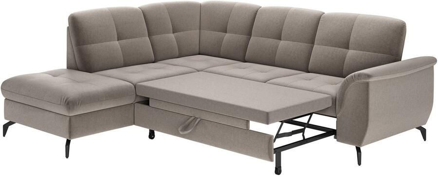 Sit&more Hoekbank Zora L-vorm naar keuze met slaapfunctie en bedkist - Foto 7