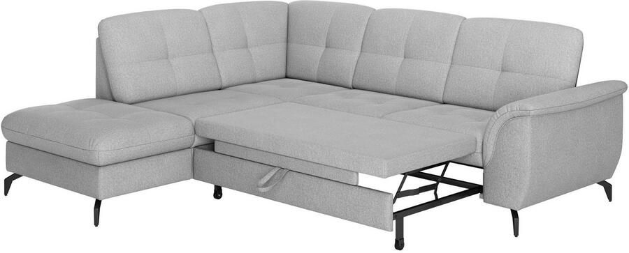 Sit&more Hoekbank Zora L-vorm naar keuze met slaapfunctie en bedkist - Foto 7