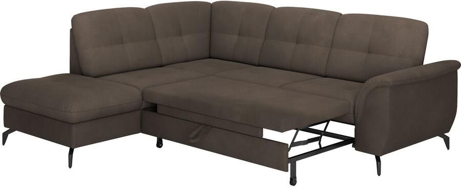 Sit&more Hoekbank Zora L-vorm naar keuze met slaapfunctie en bedkist - Foto 7