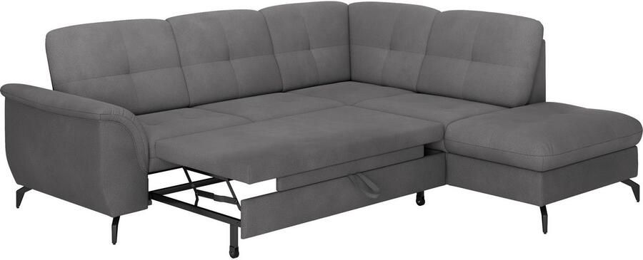 Sit&more Hoekbank Zora L-vorm naar keuze met slaapfunctie en bedkist - Foto 7