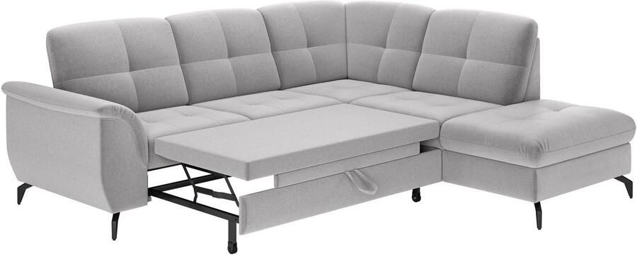 Sit&more Hoekbank Zora L-vorm naar keuze met slaapfunctie en bedkist - Foto 7