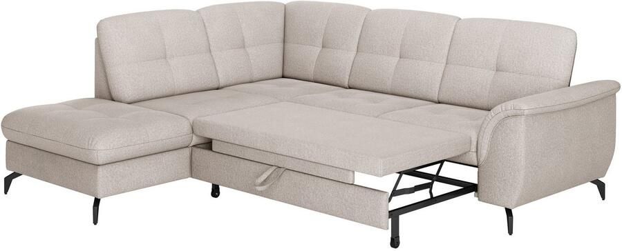 Sit&more Hoekbank Zora L-vorm naar keuze met slaapfunctie en bedkist - Foto 7