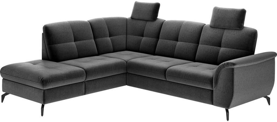 Sit&more Hoekbank Zora L-vorm naar keuze met slaapfunctie en bedkist - Foto 6