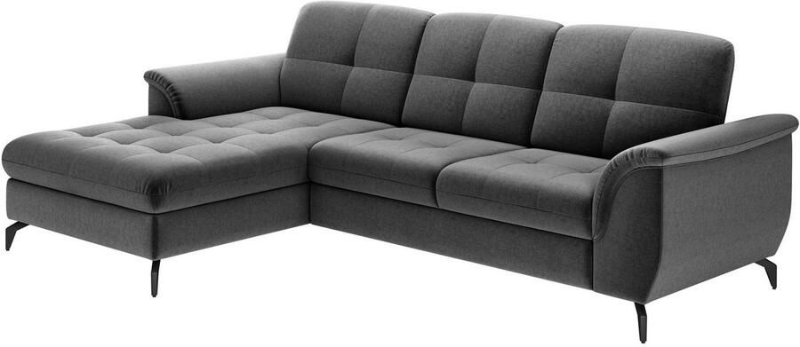 Sit&more Hoekbank Zora L-vorm naar keuze met slaapfunctie en bedkist - Foto 8