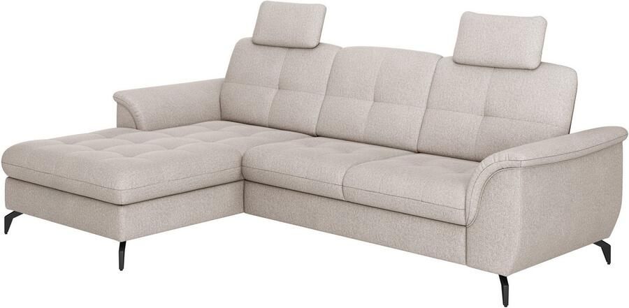 Sit&more Hoekbank Zora L-vorm naar keuze met slaapfunctie en bedkist - Foto 4