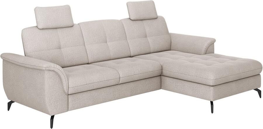 Sit&more Hoekbank Zora L-vorm naar keuze met slaapfunctie en bedkist - Foto 4