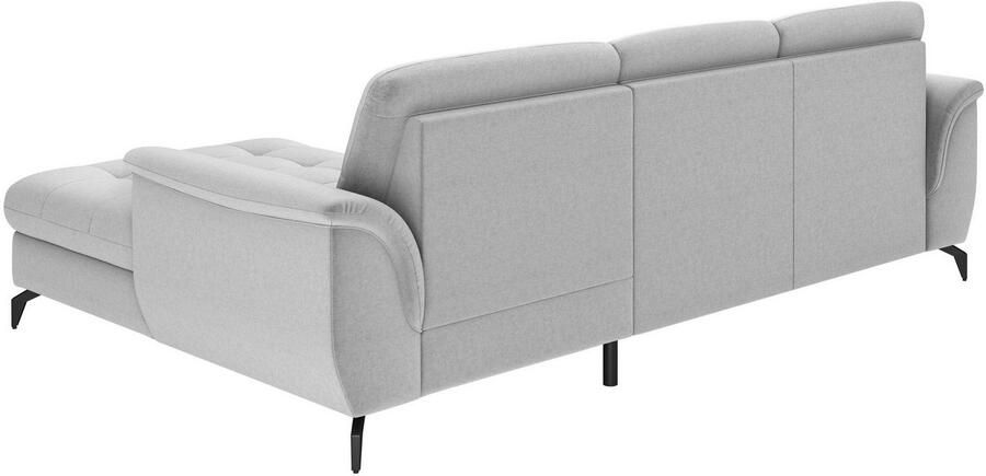 Sit&more Hoekbank Zora L-vorm naar keuze met slaapfunctie en bedkist - Foto 5