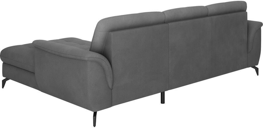 Sit&more Hoekbank Zora L-vorm naar keuze met slaapfunctie en bedkist - Foto 5