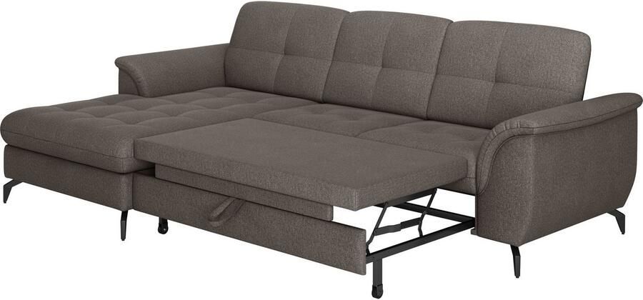 Sit&more Hoekbank Zora L-vorm naar keuze met slaapfunctie en bedkist - Foto 6