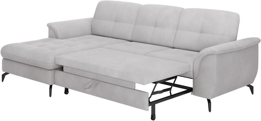 Sit&more Hoekbank Zora L-vorm naar keuze met slaapfunctie en bedkist - Foto 5