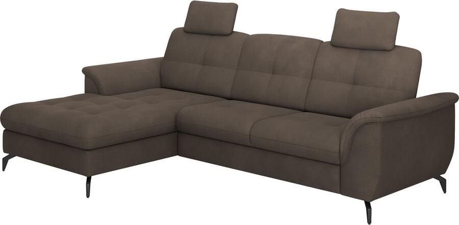 Sit&more Hoekbank Zora L-vorm naar keuze met slaapfunctie en bedkist - Foto 4