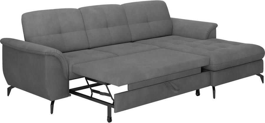 Sit&more Hoekbank Zora L-vorm naar keuze met slaapfunctie en bedkist - Foto 6