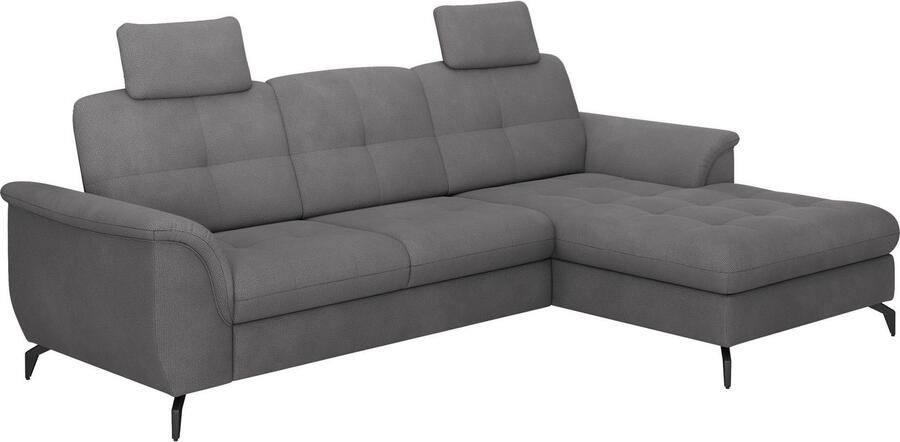 Sit&more Hoekbank Zora L-vorm naar keuze met slaapfunctie en bedkist - Foto 4