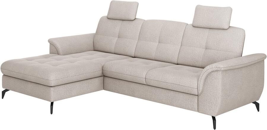 Sit&more Hoekbank Zora L-vorm naar keuze met slaapfunctie en bedkist - Foto 4