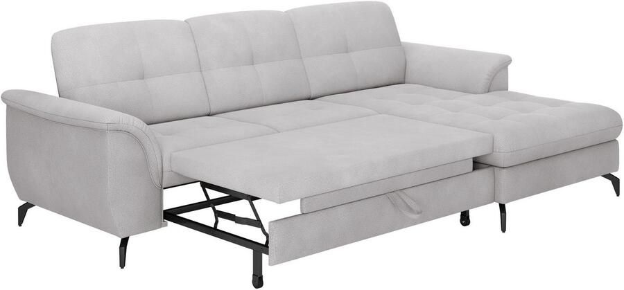 Sit&more Hoekbank Zora L-vorm naar keuze met slaapfunctie en bedkist - Foto 6