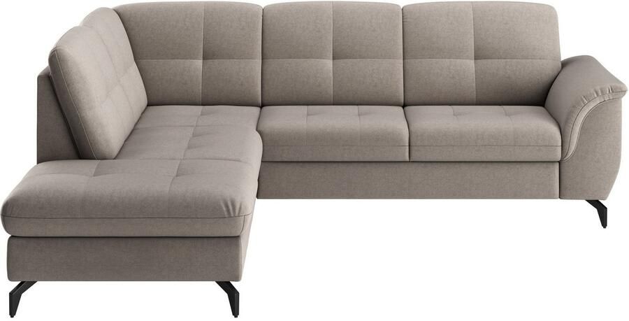 Sit&more Hoekbank Zora L-vorm naar keuze met slaapfunctie en bedkist - Foto 4