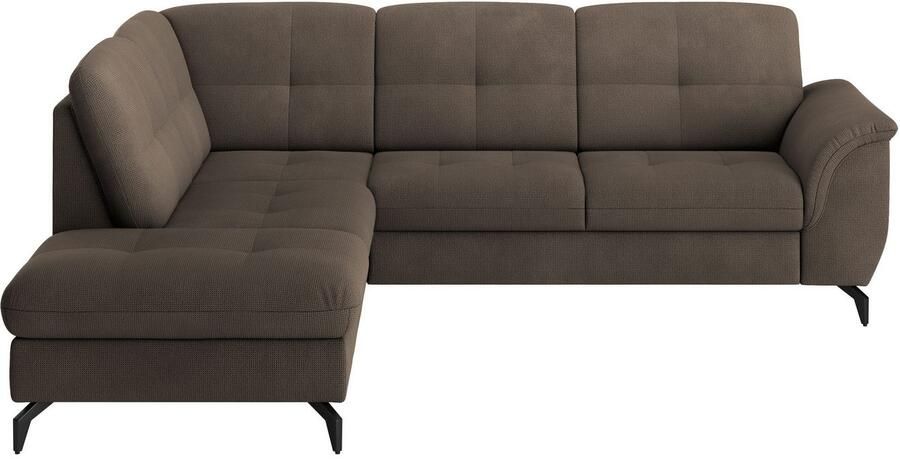 Sit&more Hoekbank Zora L-vorm naar keuze met slaapfunctie en bedkist - Foto 4