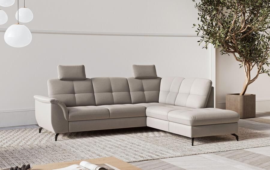 Sit&more Hoekbank Zora L-vorm naar keuze met slaapfunctie en bedkist - Foto 3