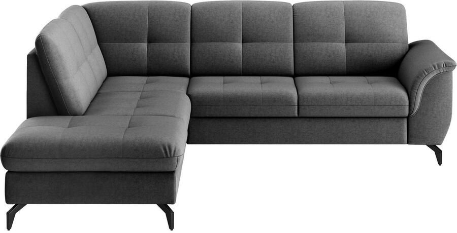 Sit&more Hoekbank Zora L-vorm naar keuze met slaapfunctie en bedkist - Foto 4