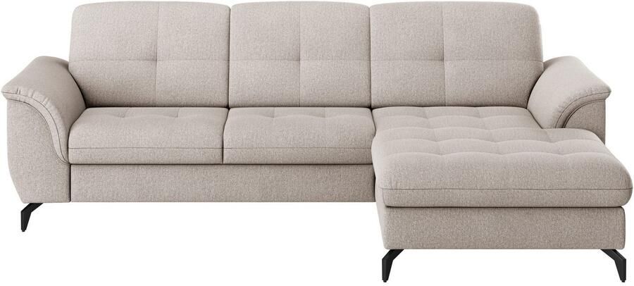 Sit&more Hoekbank Zora L-vorm naar keuze met slaapfunctie en bedkist - Foto 6