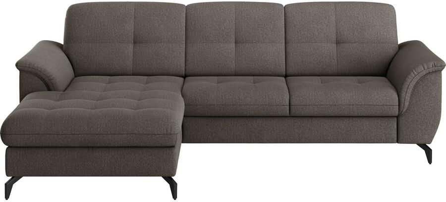 Sit&more Hoekbank Zora L-vorm naar keuze met slaapfunctie en bedkist - Foto 7