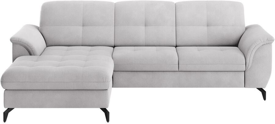 Sit&more Hoekbank Zora L-vorm naar keuze met slaapfunctie en bedkist - Foto 6