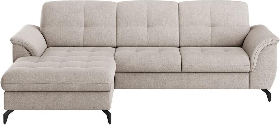 Sit&more Hoekbank Zora L-vorm naar keuze met slaapfunctie en bedkist - Foto 6