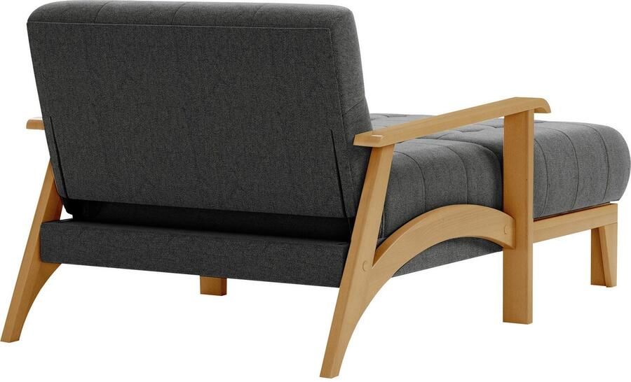 Sit&more Récamier Billund Armleuningen van eikenkleurig beukenhout verschillende bekledingen en kleuren - Foto 6