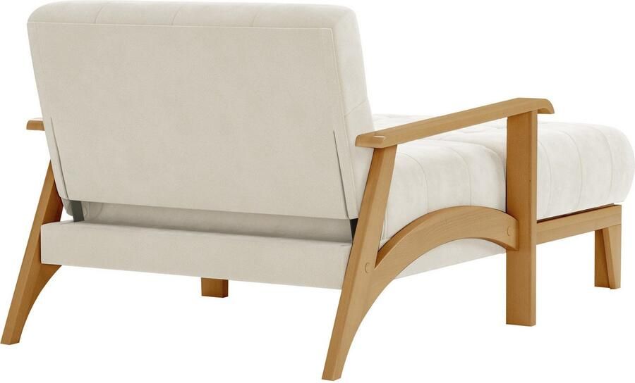 Sit&more Récamier Billund Armleuningen van eikenkleurig beukenhout verschillende bekledingen en kleuren - Foto 6