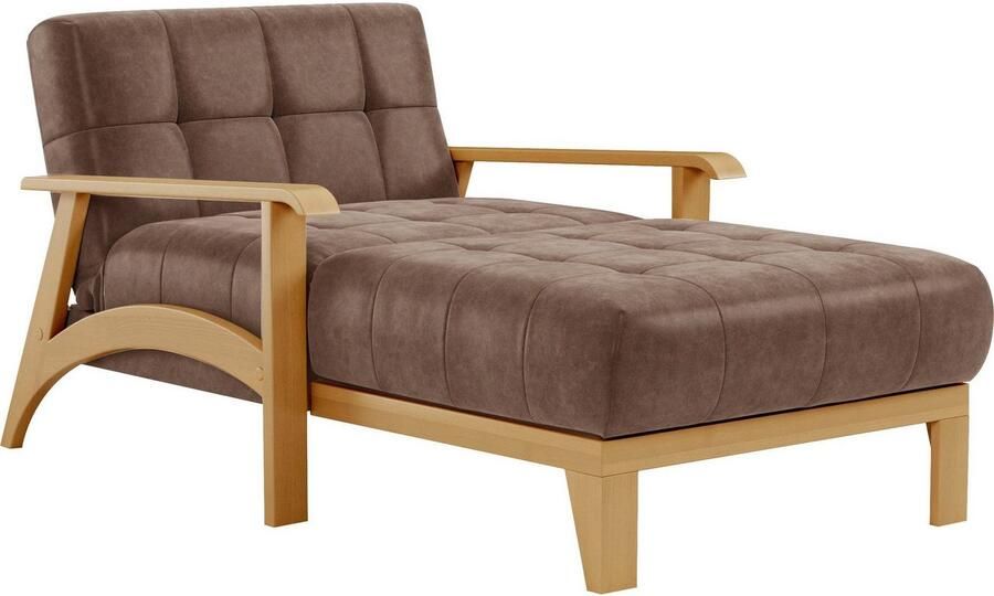Sit&more Récamier Billund Armleuningen van eikenkleurig beukenhout verschillende bekledingen en kleuren - Foto 6