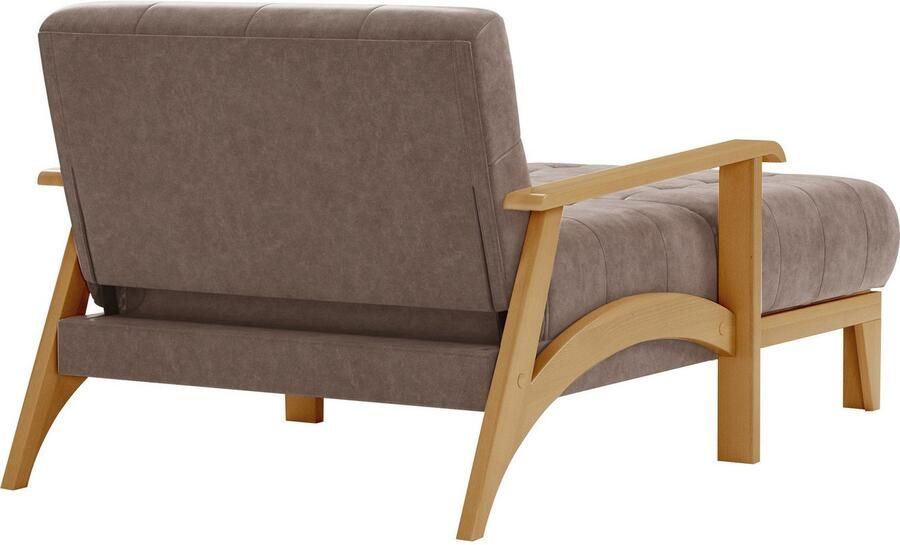 Sit&more Récamier Billund Armleuningen van eikenkleurig beukenhout verschillende bekledingen en kleuren - Foto 6