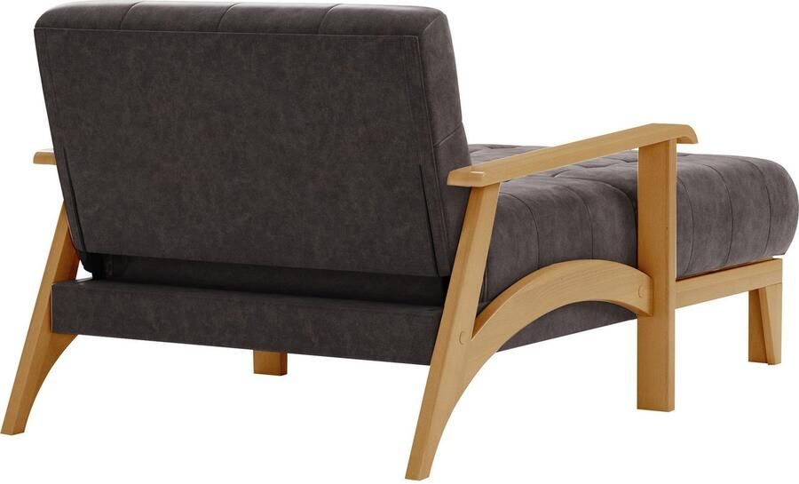 Sit&more Récamier Billund Armleuningen van eikenkleurig beukenhout verschillende bekledingen en kleuren - Foto 6