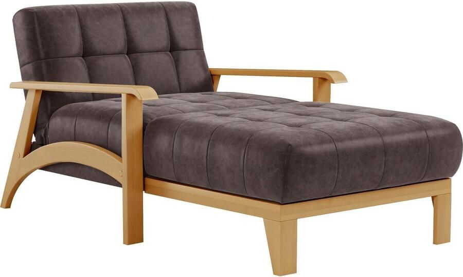 Sit&more Récamier Billund Armleuningen van eikenkleurig beukenhout verschillende bekledingen en kleuren - Foto 6