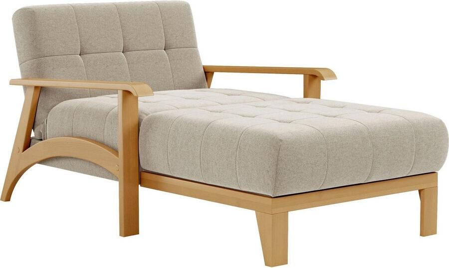 Sit&more Récamier Billund Armleuningen van eikenkleurig beukenhout verschillende bekledingen en kleuren - Foto 6
