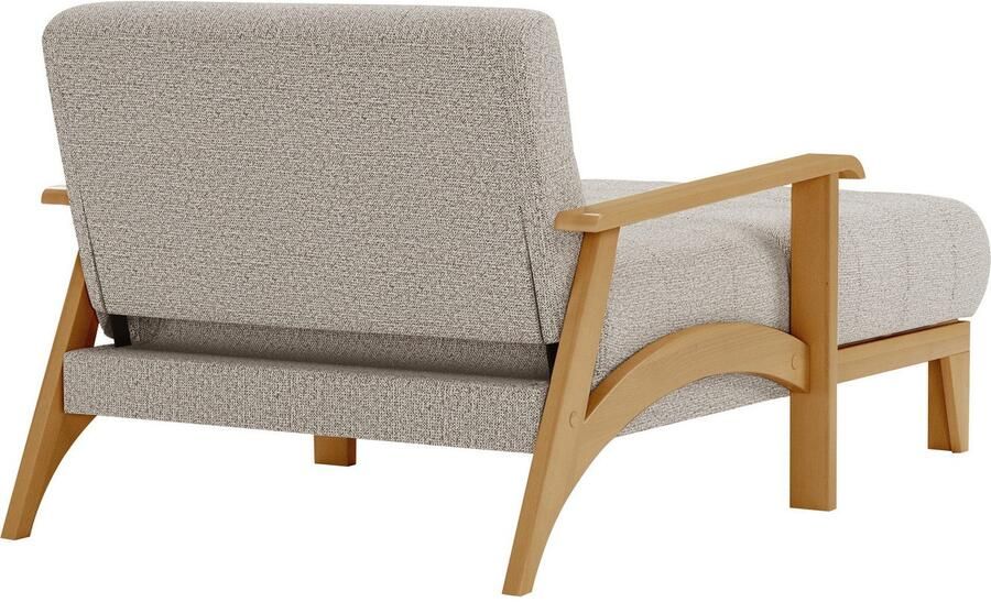 Sit&more Récamier Billund Armleuningen van eikenkleurig beukenhout verschillende bekledingen en kleuren - Foto 6