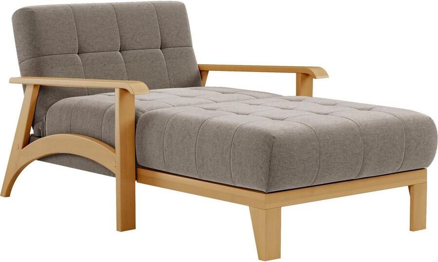 Sit&more Récamier Billund Armleuningen van eikenkleurig beukenhout verschillende bekledingen en kleuren - Foto 6
