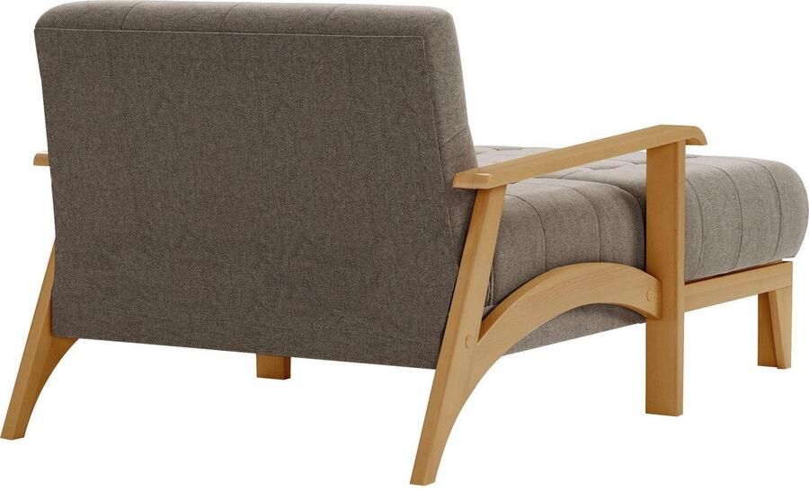 Sit&more Récamier Billund Armleuningen van eikenkleurig beukenhout verschillende bekledingen en kleuren - Foto 5