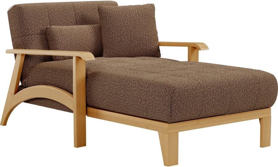 Sit&more Récamier Billund Armleuningen van eikenkleurig beukenhout verschillende bekledingen en kleuren - Foto 7