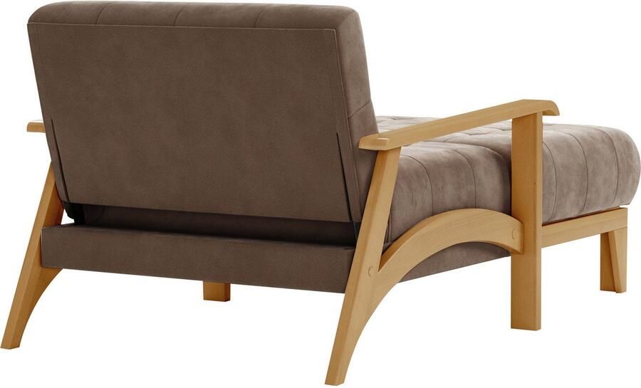 Sit&more Récamier Billund Armleuningen van eikenkleurig beukenhout verschillende bekledingen en kleuren - Foto 6