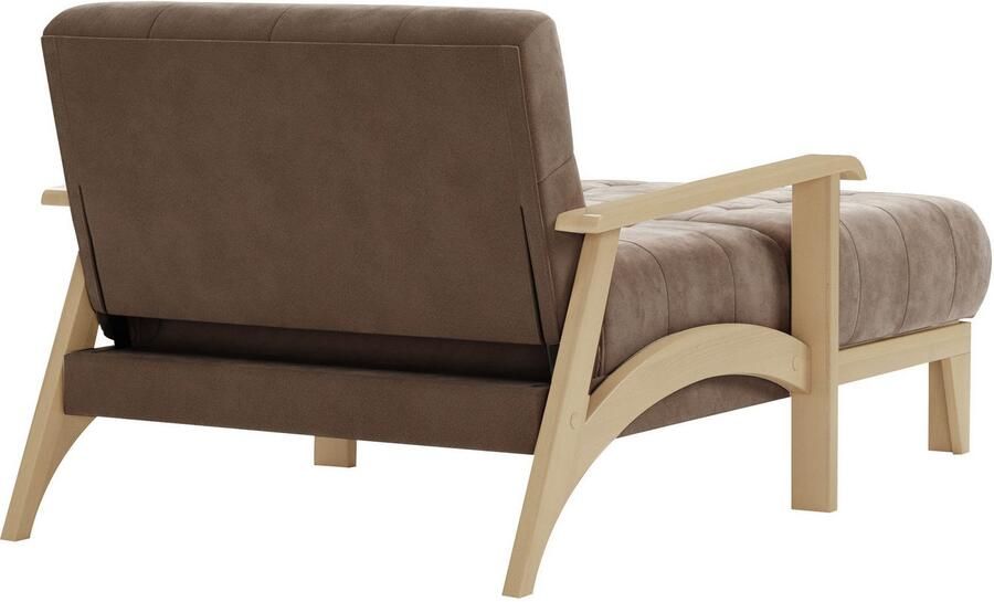 Sit&more Récamier Billund Armleuningen van natuurlijk beukenhout verschillende bekledingen en kleuren - Foto 5