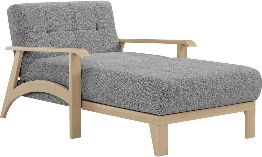 Sit&more Récamier Billund Armleuningen van natuurlijk beukenhout verschillende bekledingen en kleuren - Foto 5
